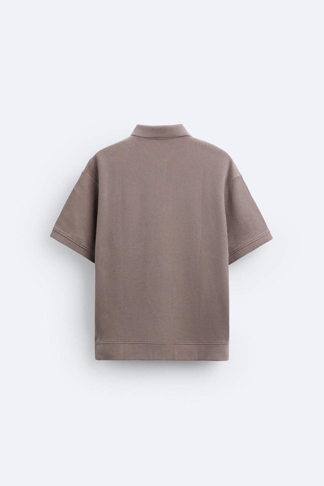 Cream White Short Sleeve Polo