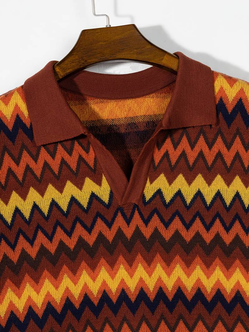 Zigzag Heritage Knit Pullover