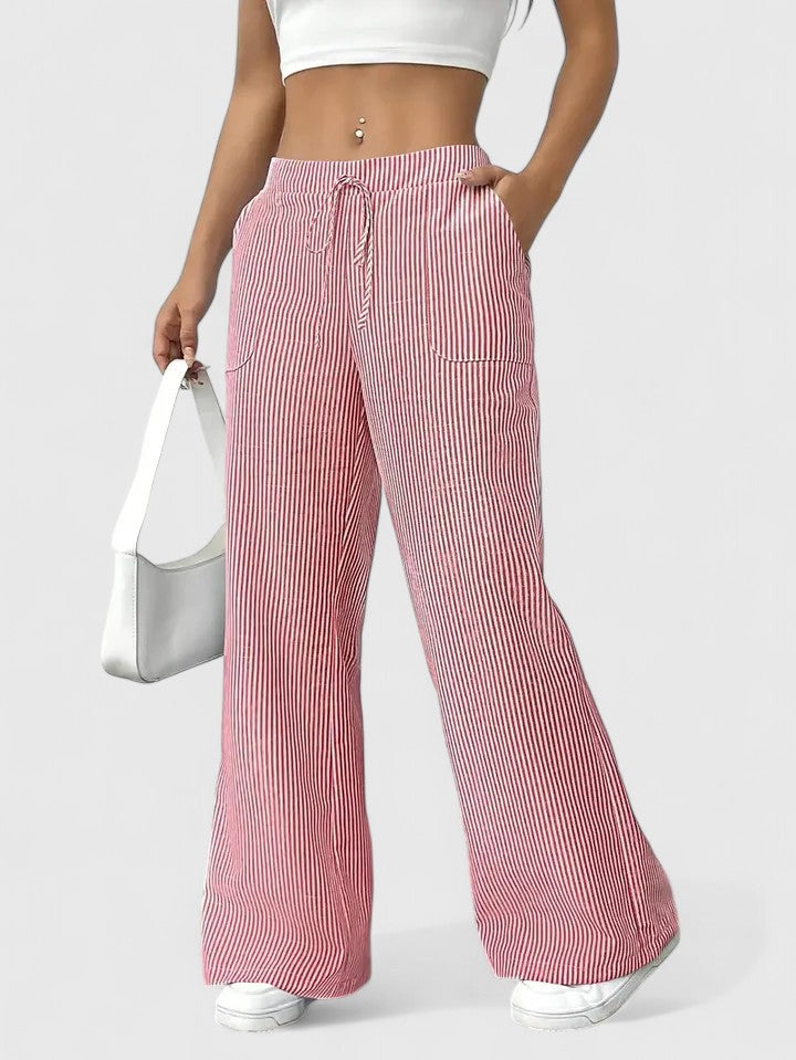 Dominique - Elegant Wide-Leg Pants