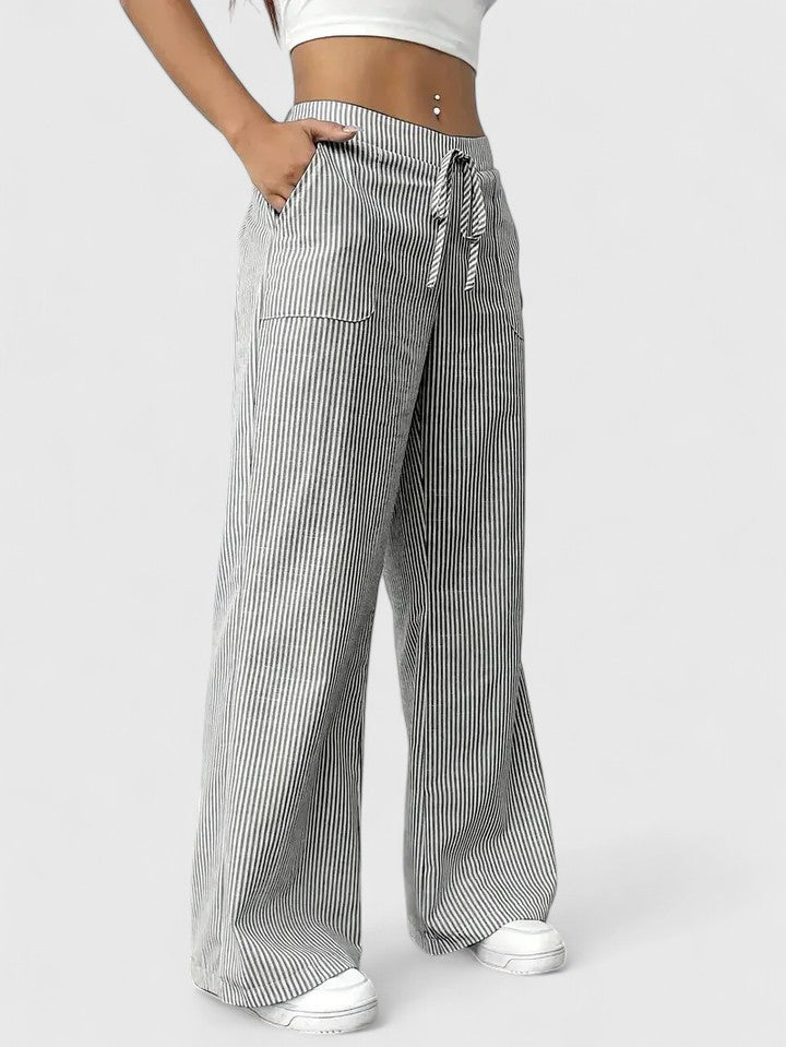 Dominique - Elegant Wide-Leg Pants