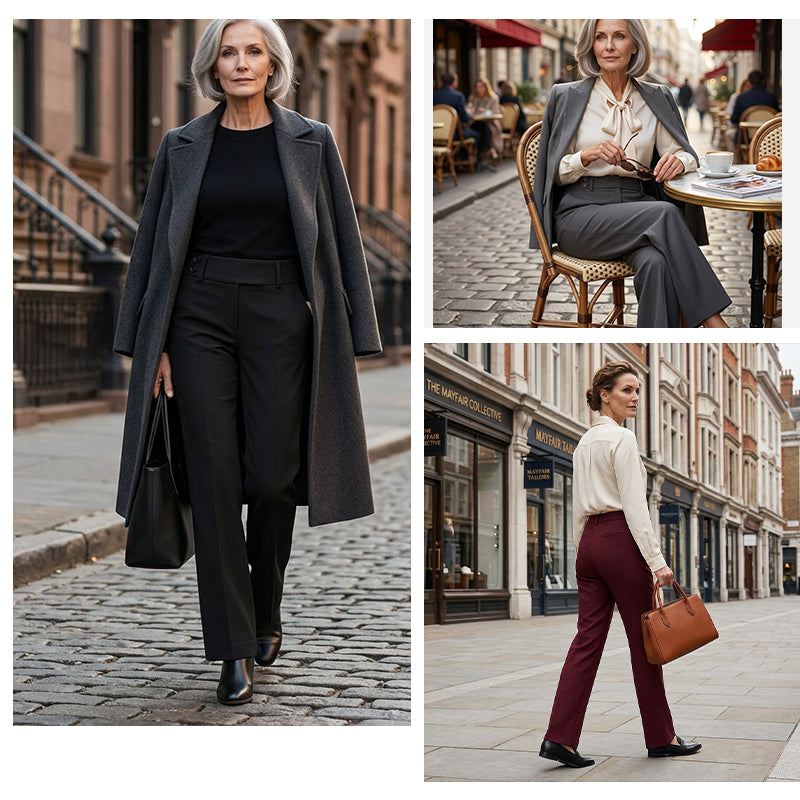 Avera - Elegant Flared Pants