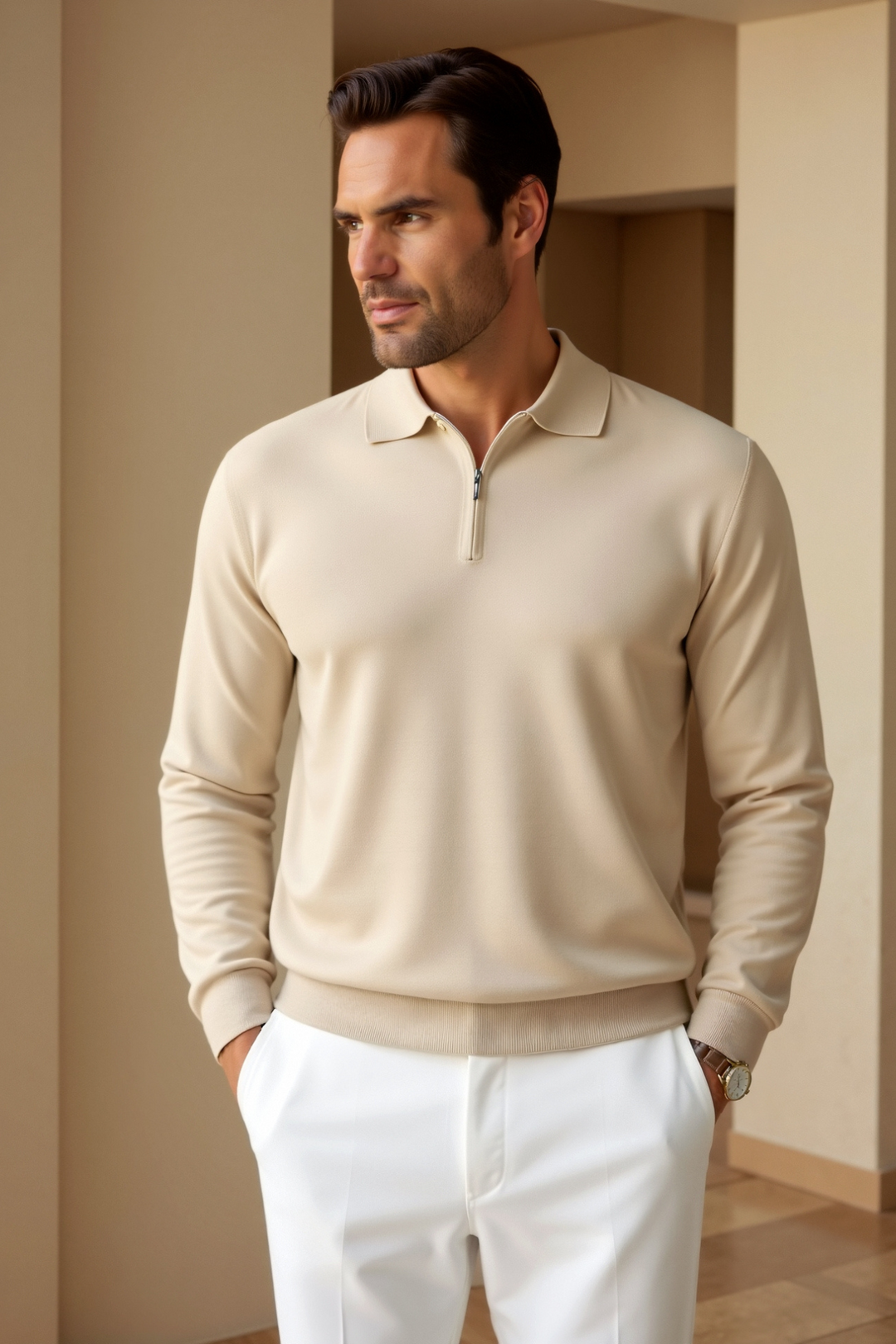 Stefano Polo with Signature Zipper