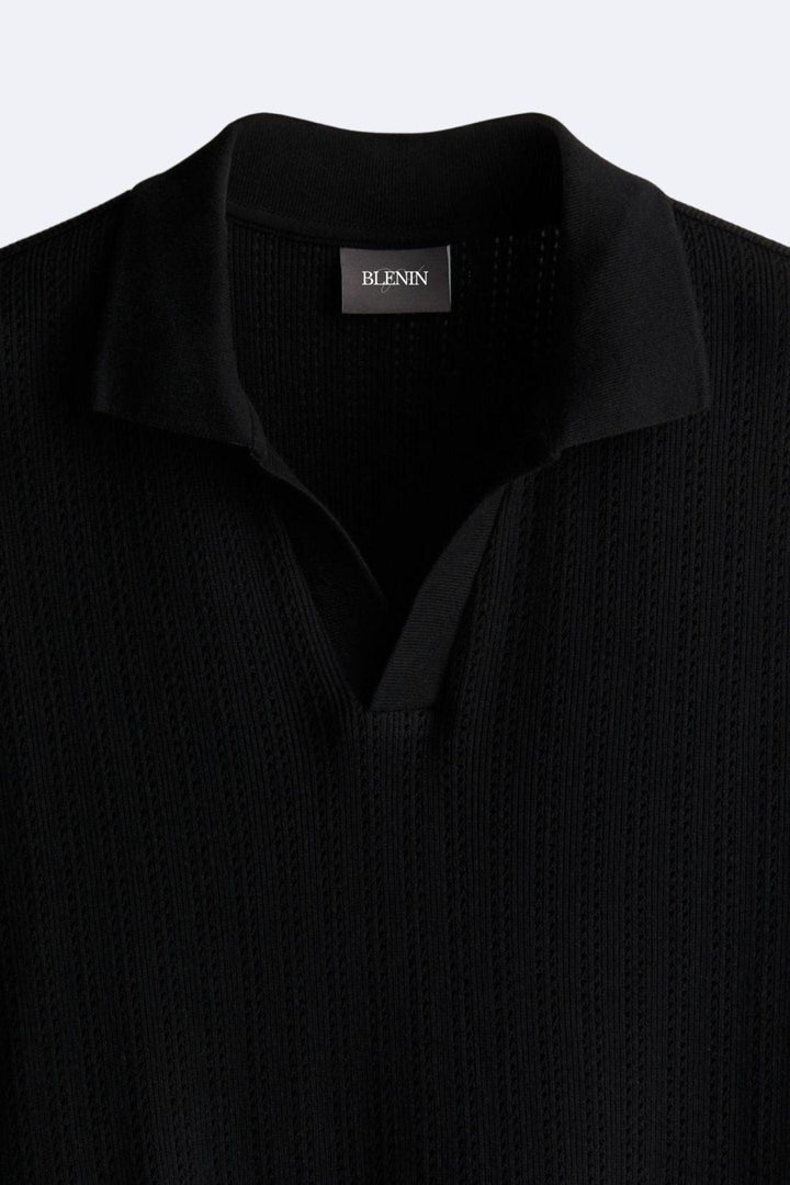Heritage Knit Polo in Soft Ivory
