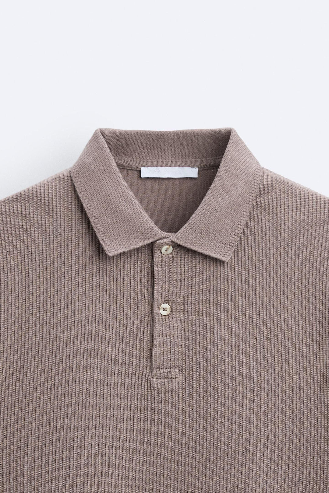 Cream White Short Sleeve Polo