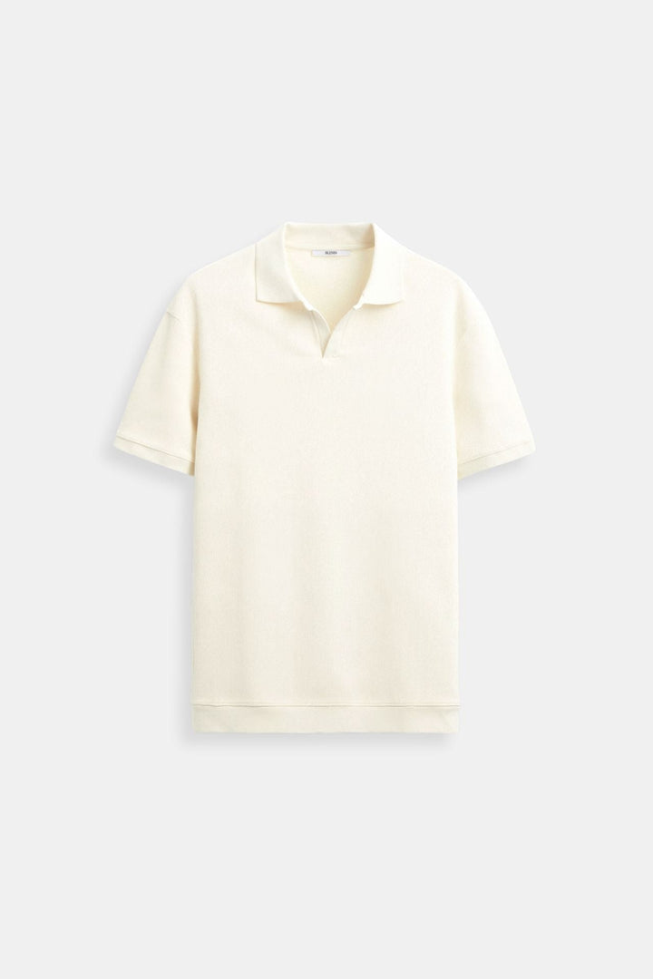 Beige Polo Shirt for Gentle Moments