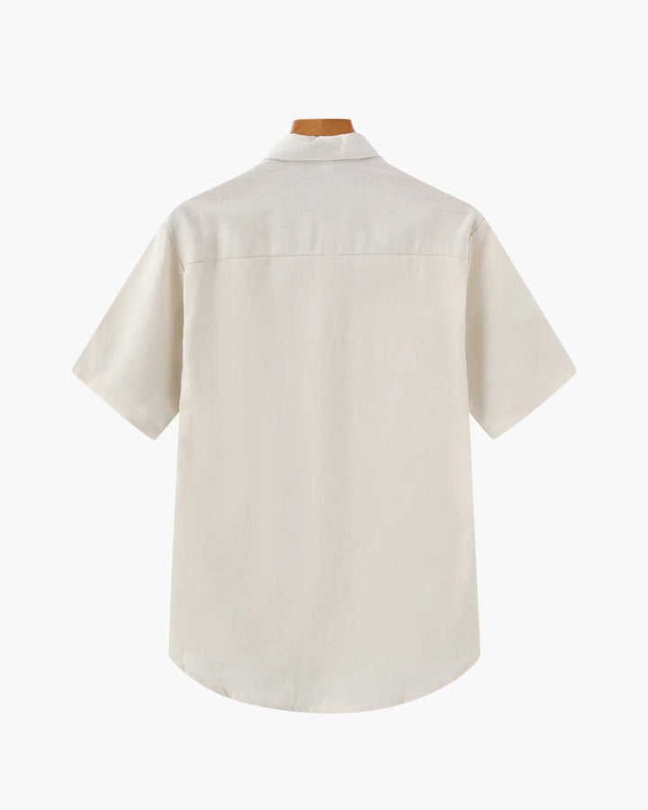 Thiago Linen Polo with Pocket