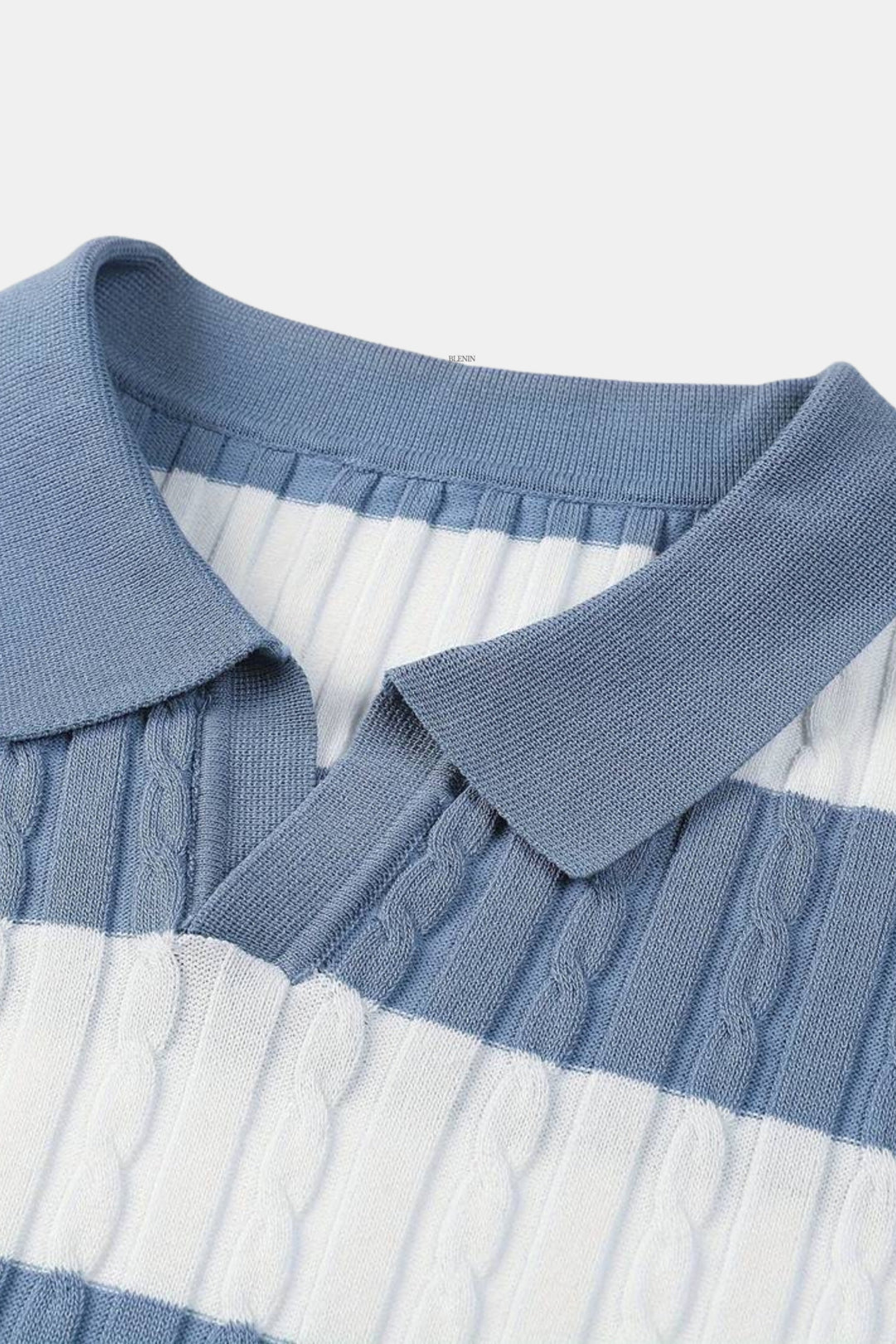 Striped Polo Shirt in Soft Cotton