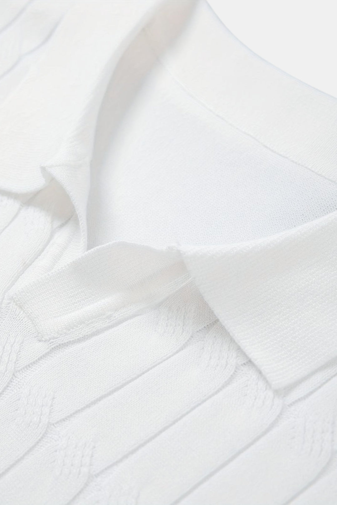 White Polo Shirt for Him