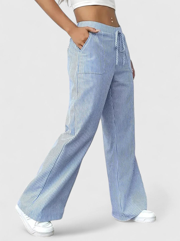 Dominique - Elegant Wide-Leg Pants