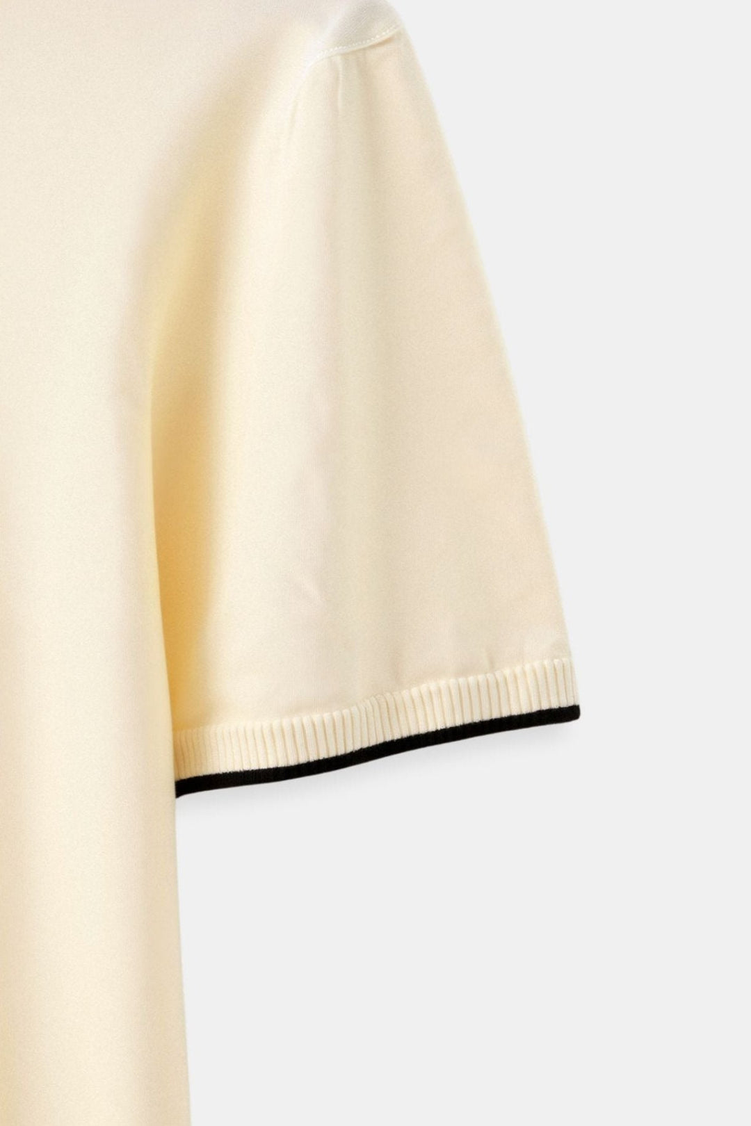 Contrast Detail Polo for Him