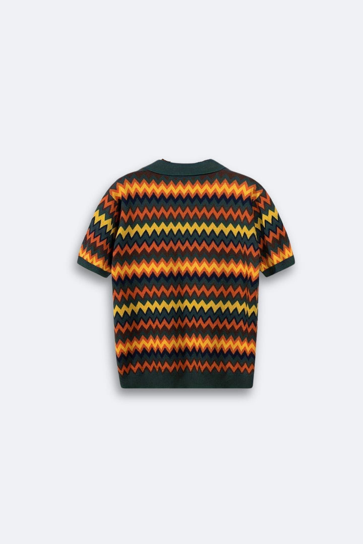 Zigzag Heritage Knit Pullover