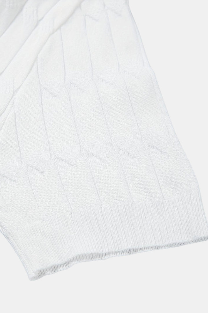 White Polo Shirt for Him