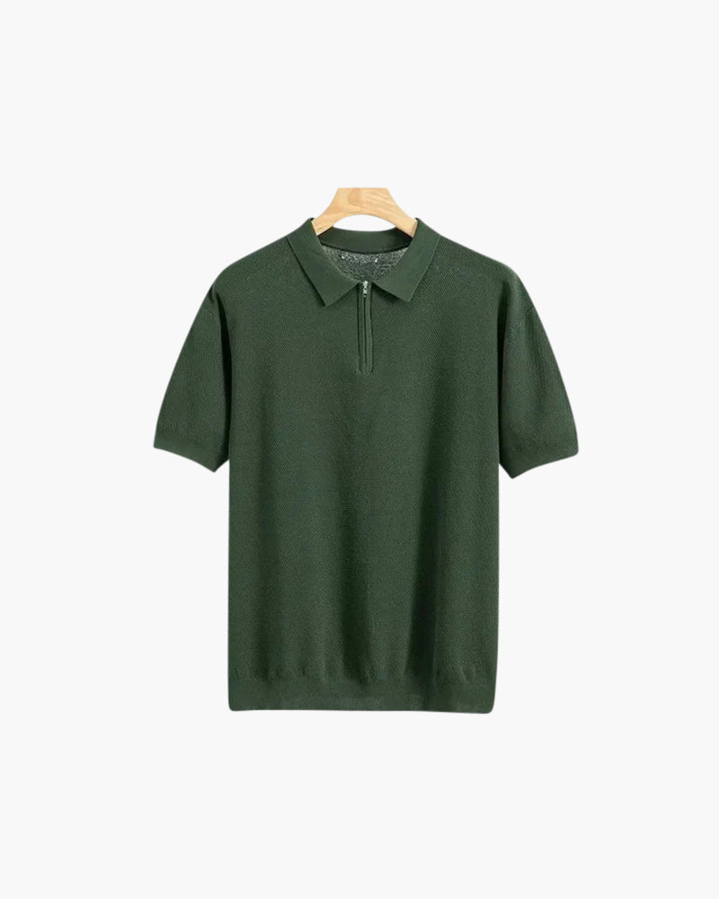 Brooks Heritage Half Zip Polo