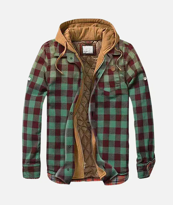 Andrea Patchwork Check Wool Jacket
