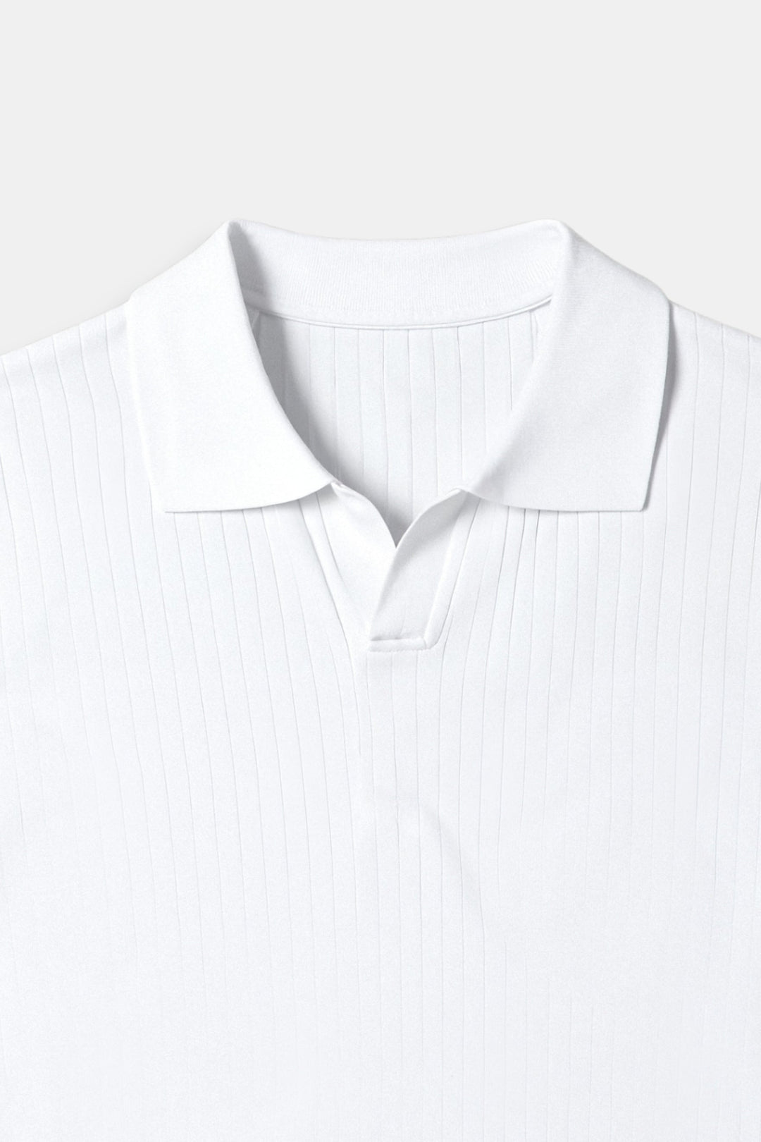Ribbed Polo Shirt in Classic Cotton