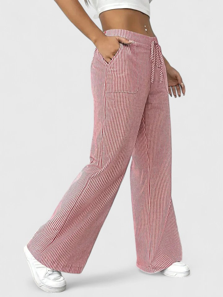 Dominique - Elegant Wide-Leg Pants