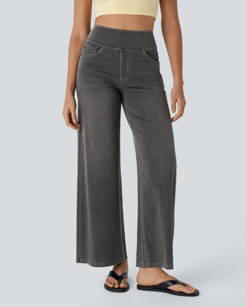 Ainsley - Comfortable Wide Leg Jeans