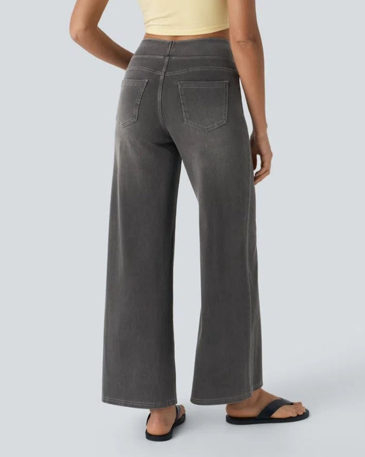 Ainsley - Comfortable Wide Leg Jeans