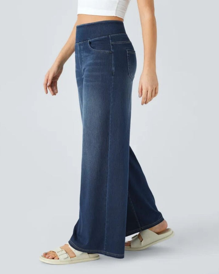 Ainsley - Comfortable Wide Leg Jeans