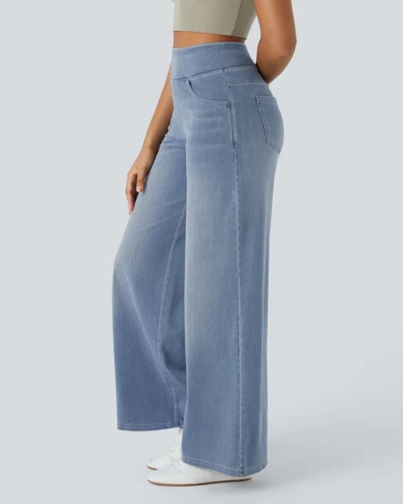 Ainsley - Comfortable Wide Leg Jeans