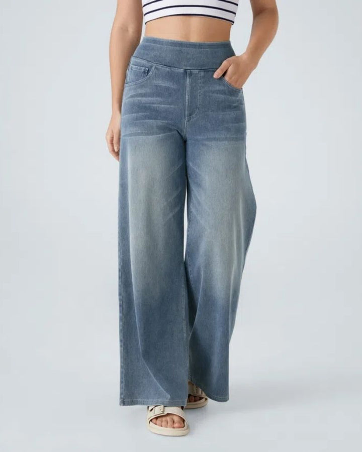 Ainsley - Comfortable Wide Leg Jeans