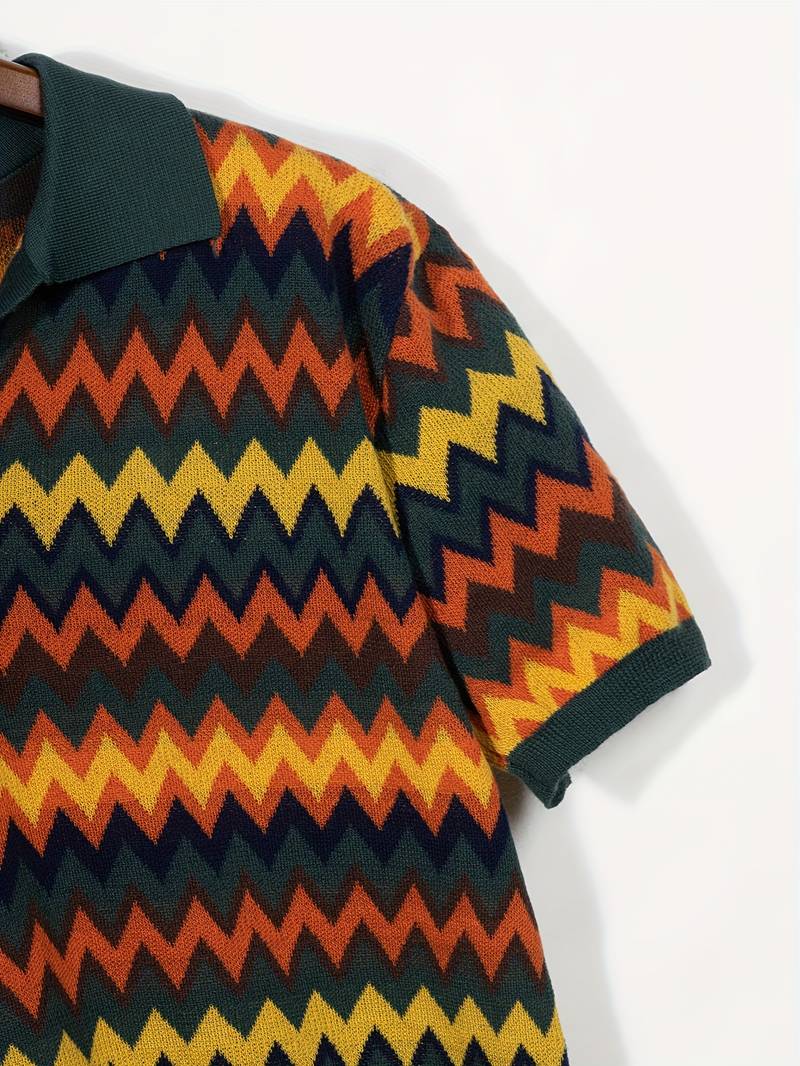 Zigzag Heritage Knit Pullover