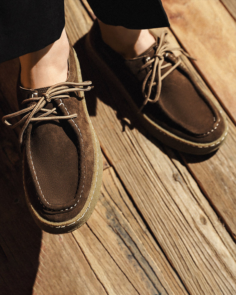 Liam Suede Moccasin Shoes