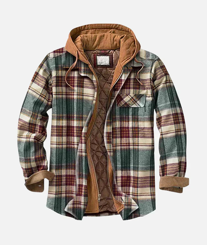 Andrea Patchwork Check Wool Jacket