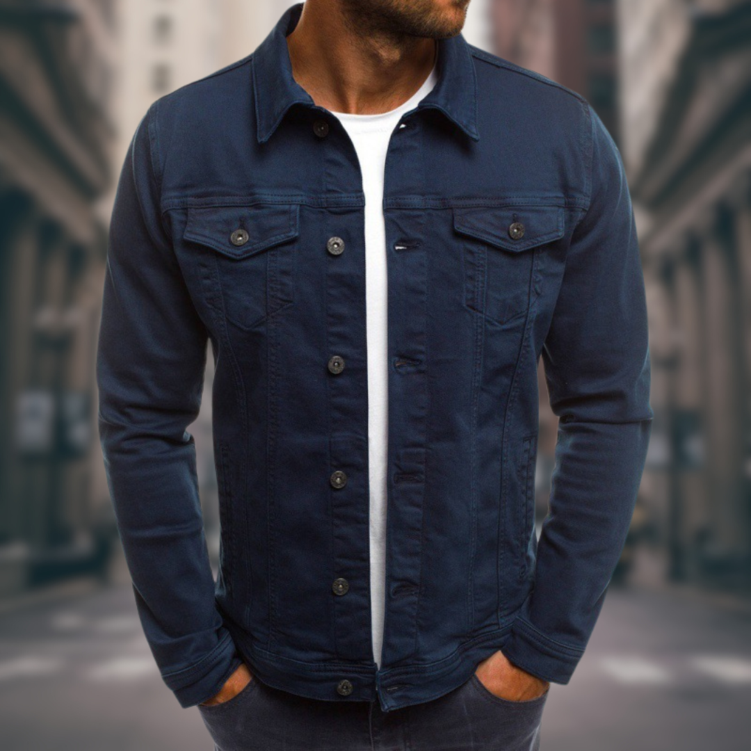 Beau Demi Jacket in Soft Indigo