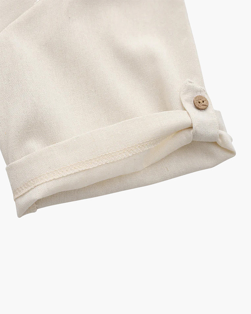 Thiago Linen Polo with Pocket