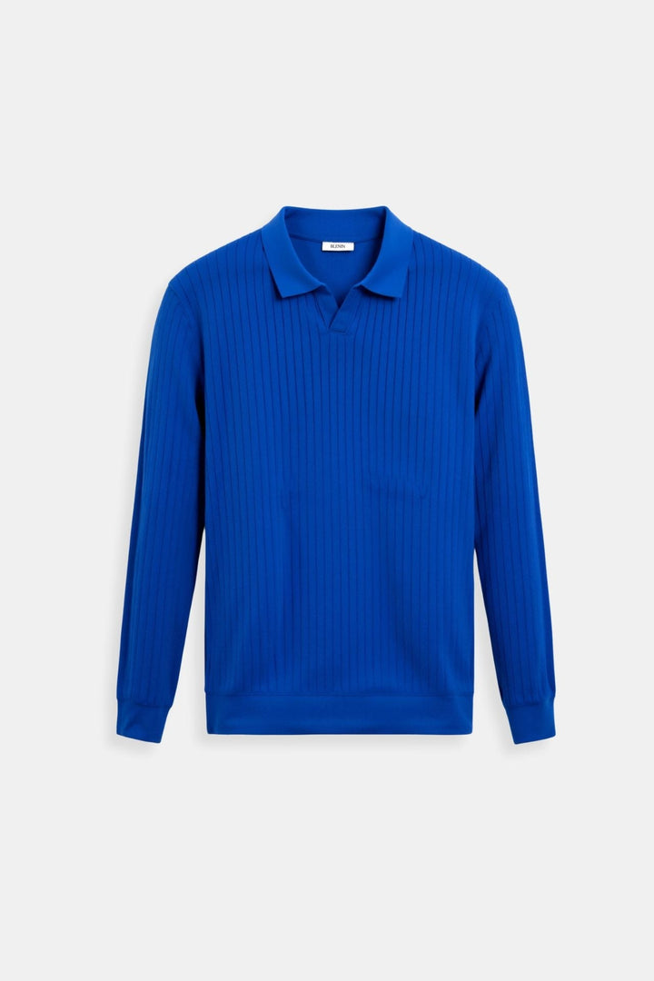 Whispered Knit Polo in Ivory