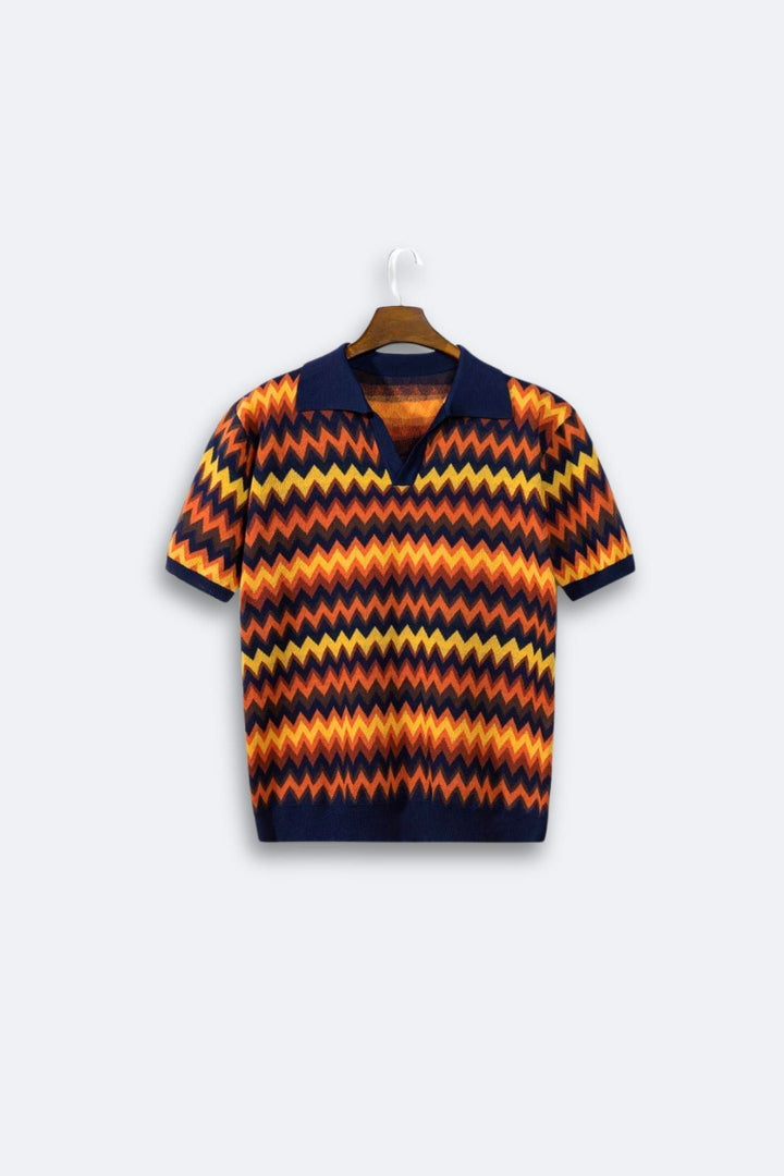 Zigzag Heritage Knit Pullover