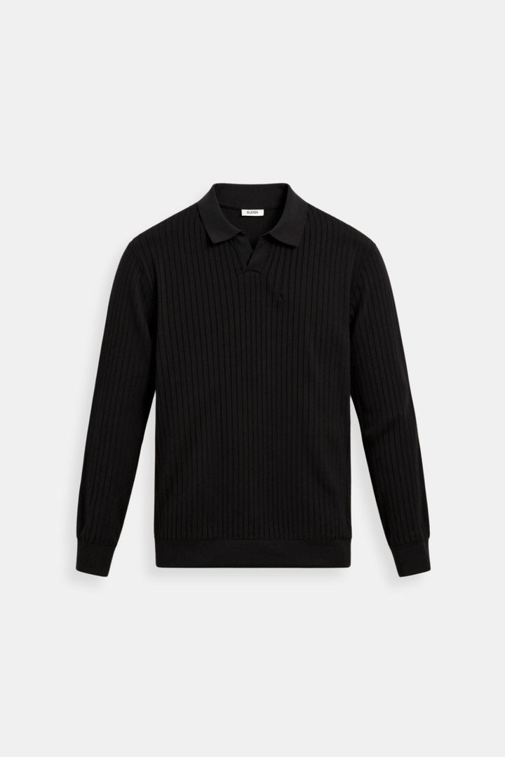 Whispered Knit Polo in Ivory