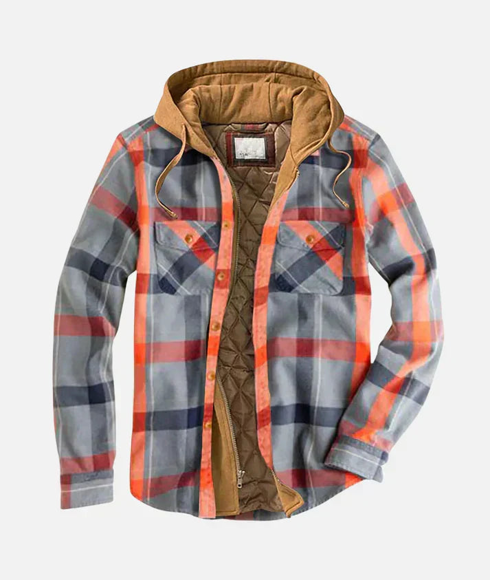 Andrea Patchwork Check Wool Jacket