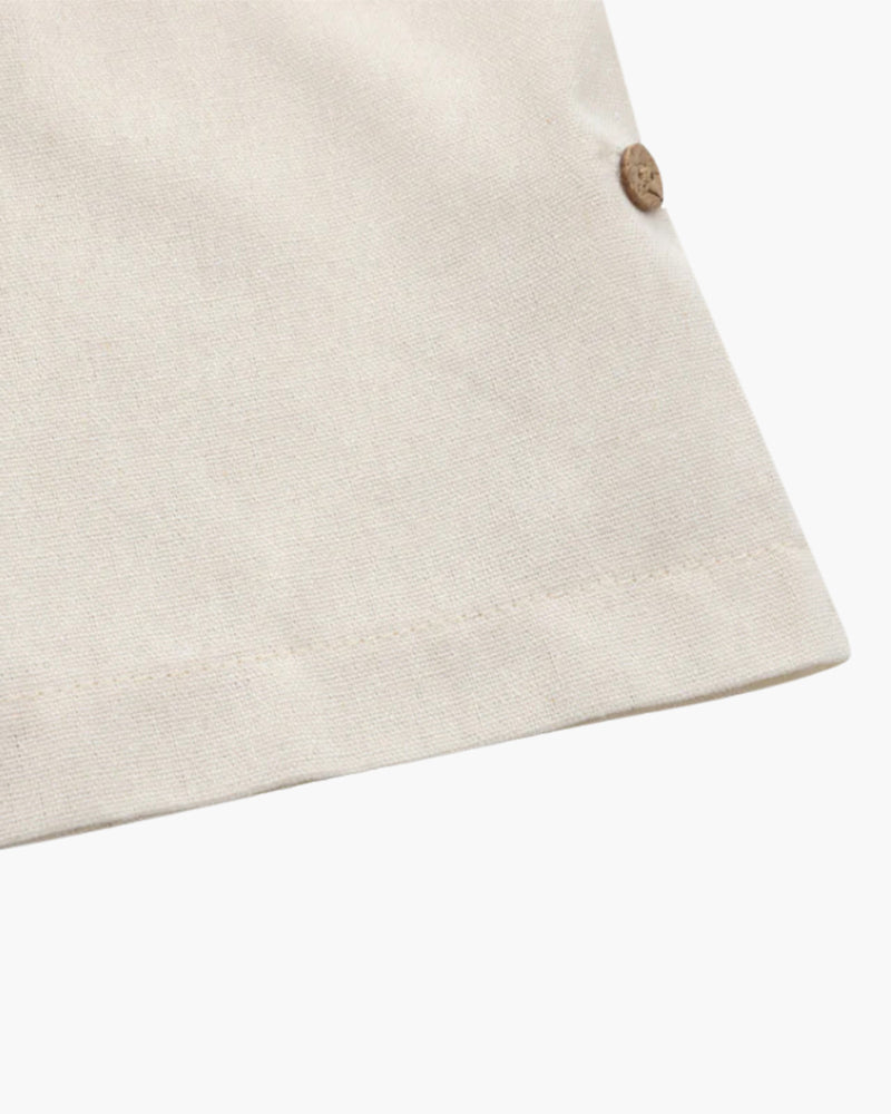 Thiago Linen Polo with Pocket