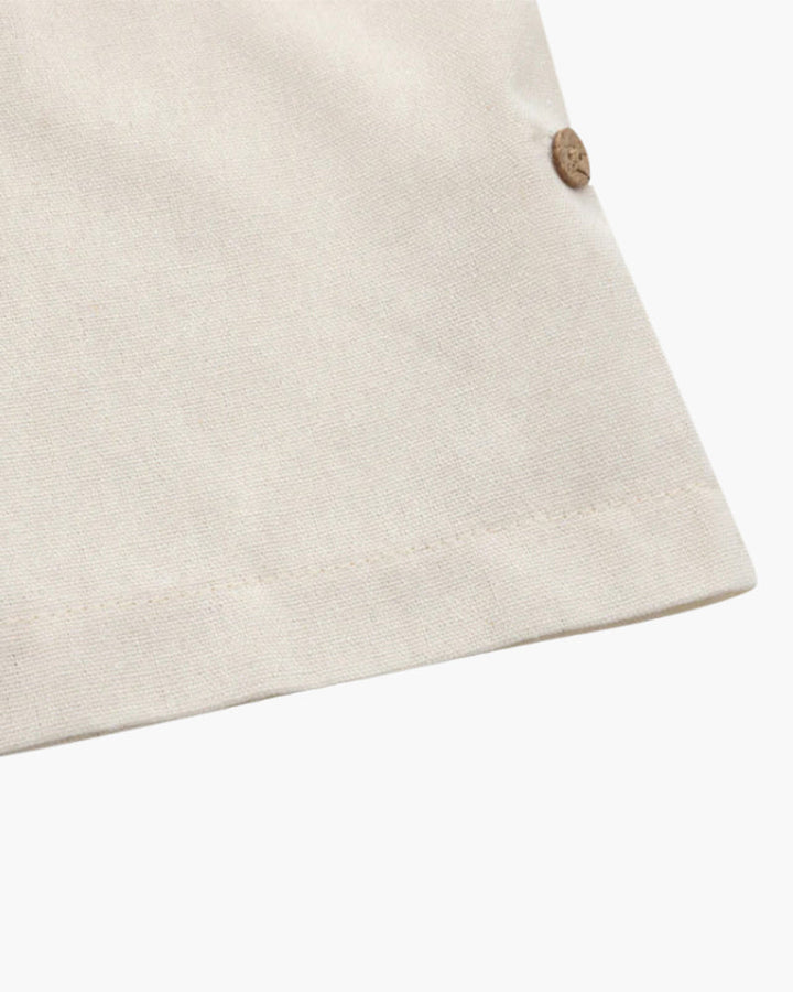 Thiago Linen Polo with Pocket
