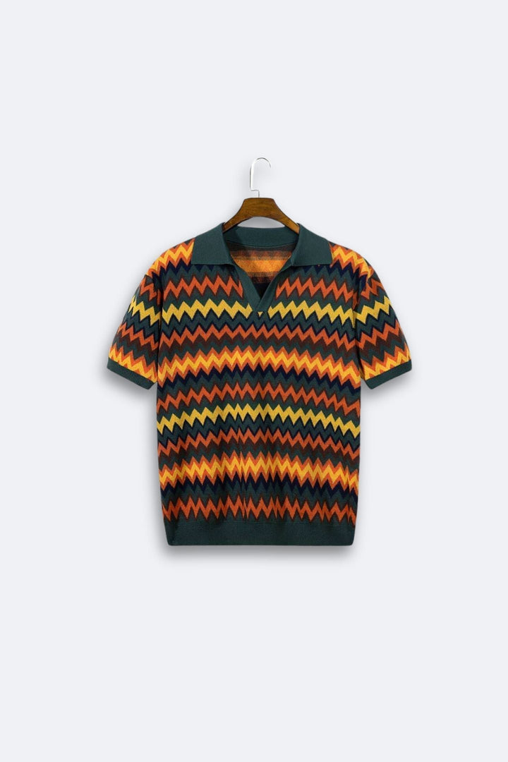 Zigzag Heritage Knit Pullover