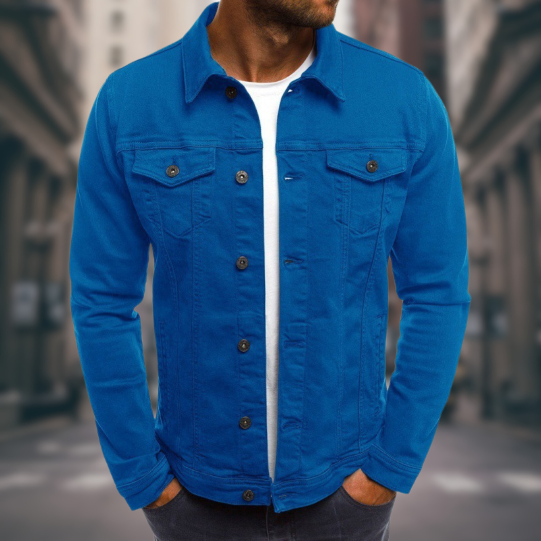 Beau Demi Jacket in Soft Indigo