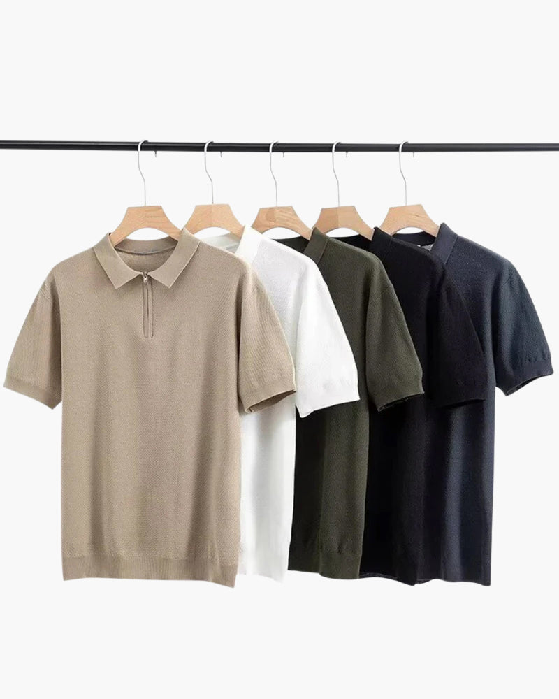 Brooks Heritage Half Zip Polo
