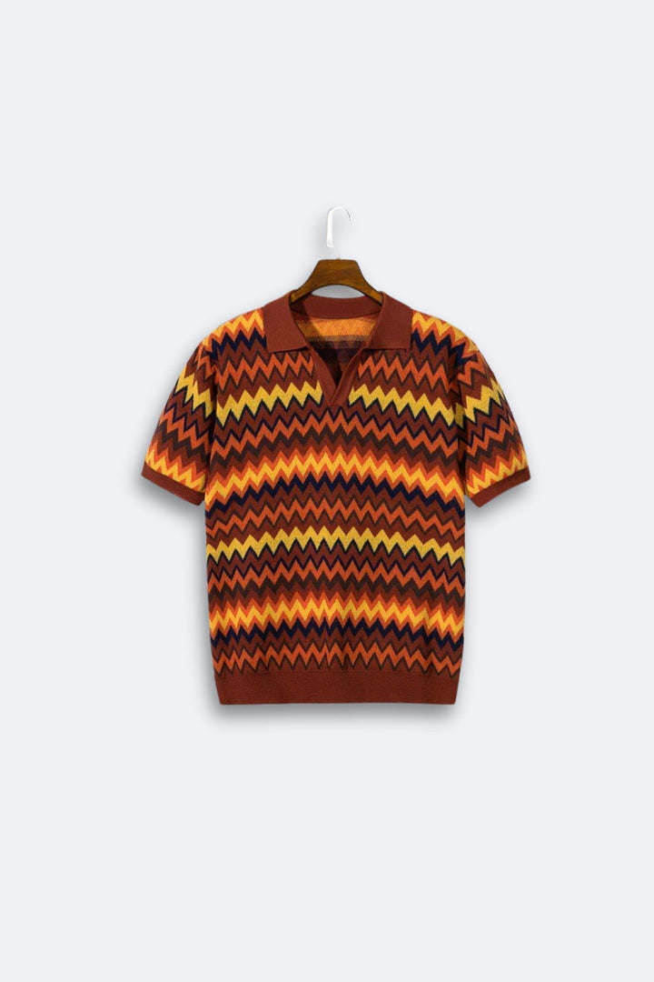 Zigzag Heritage Knit Pullover
