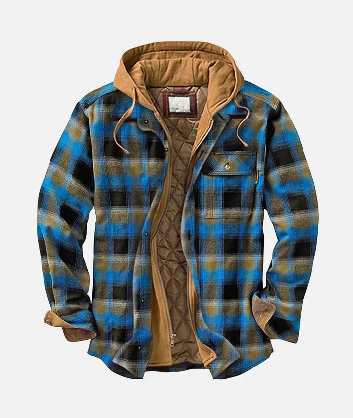 Andrea Patchwork Check Wool Jacket