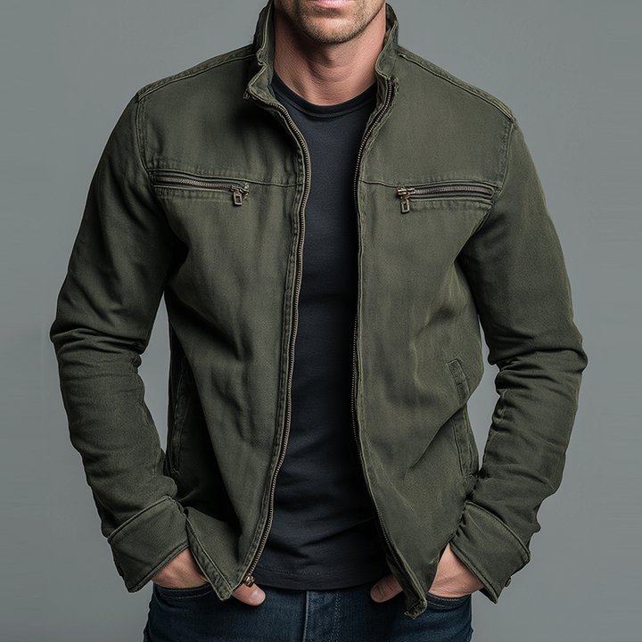 Louis Vintage Cotton Zipper Jacket