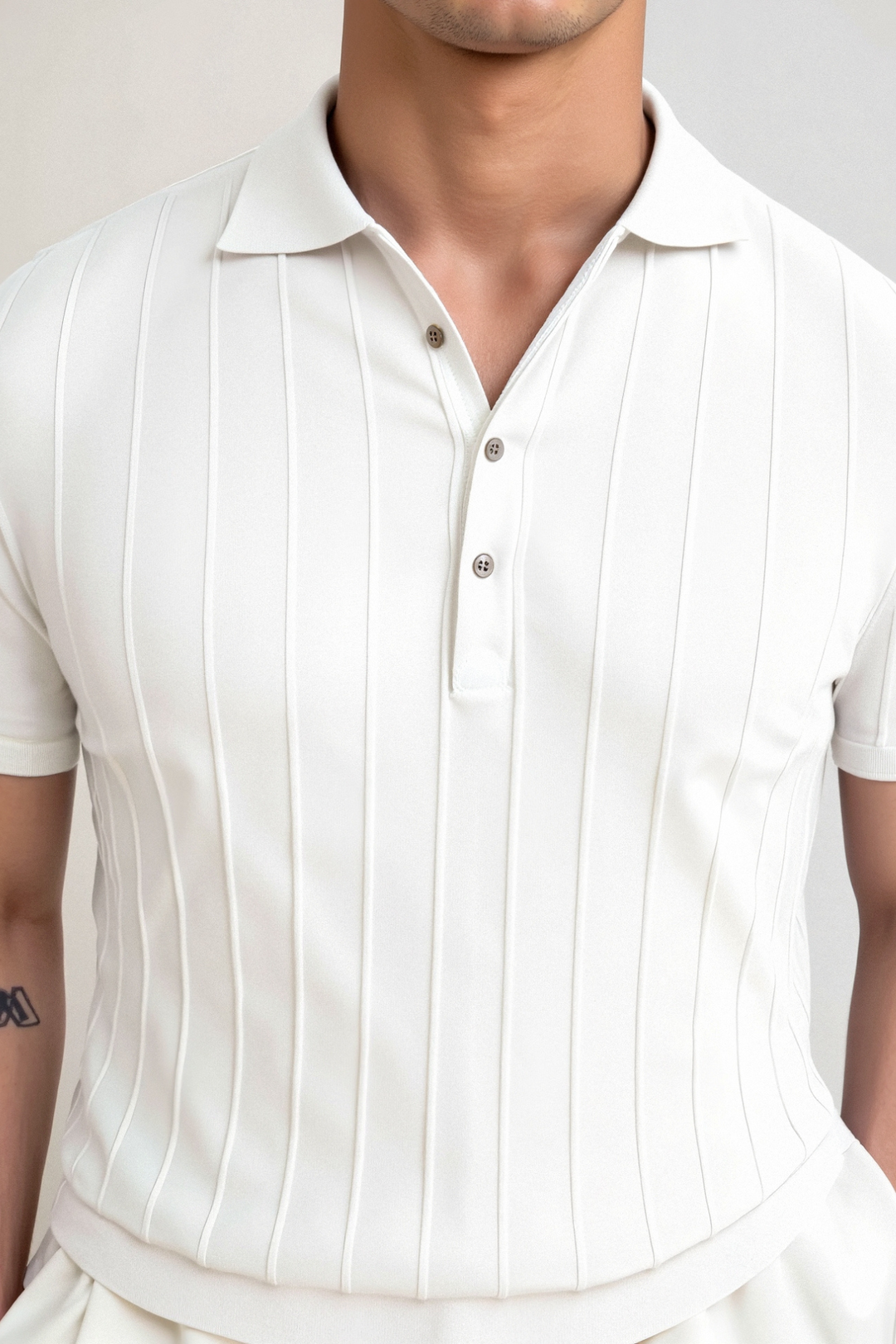 White Polo for Timeless Moments
