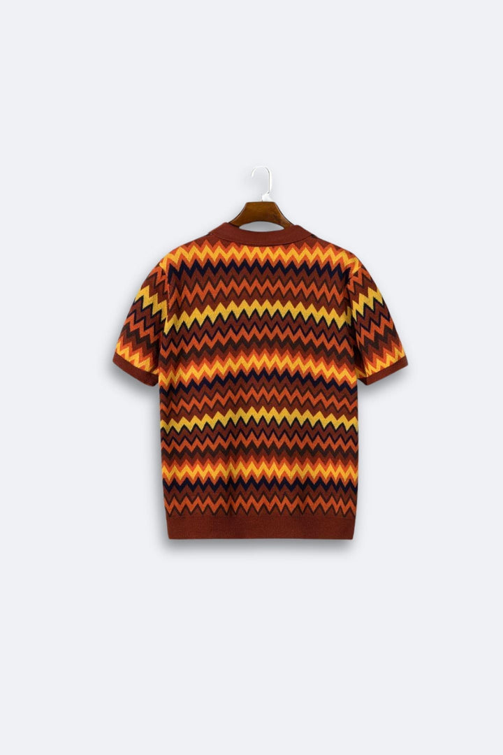 Zigzag Heritage Knit Pullover