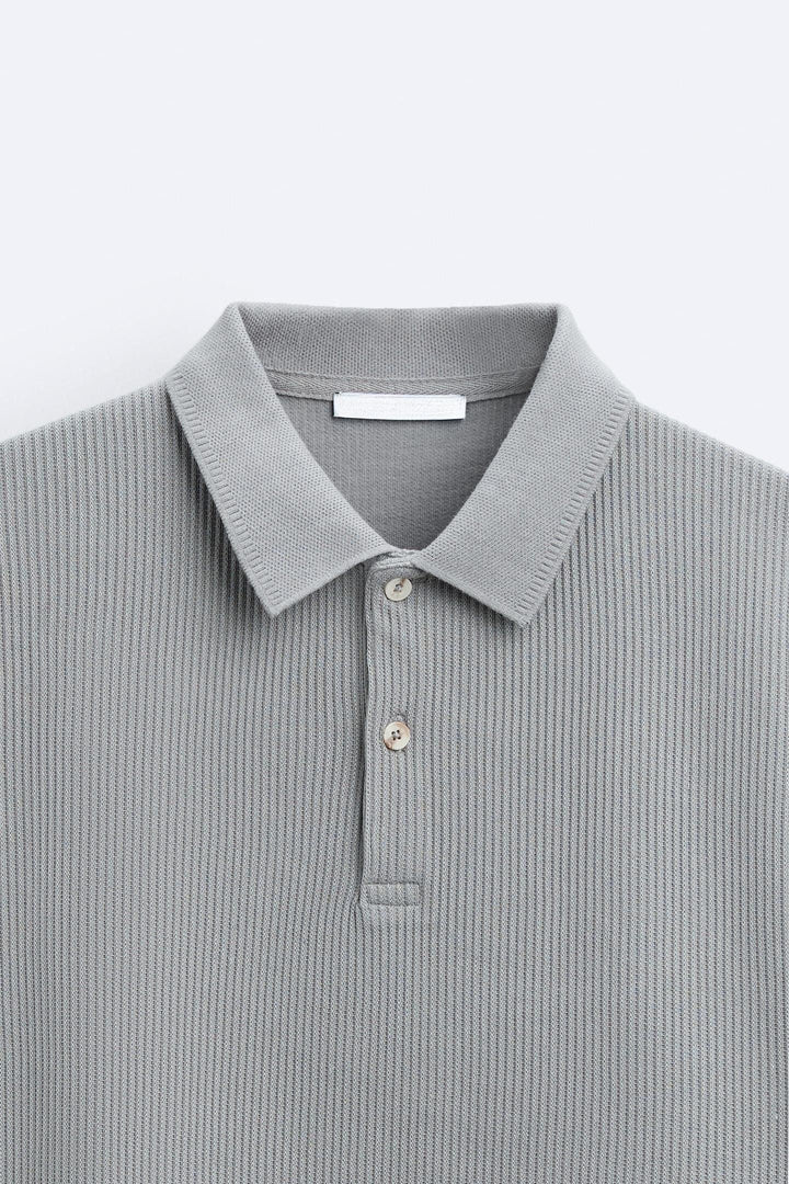 Cream White Short Sleeve Polo