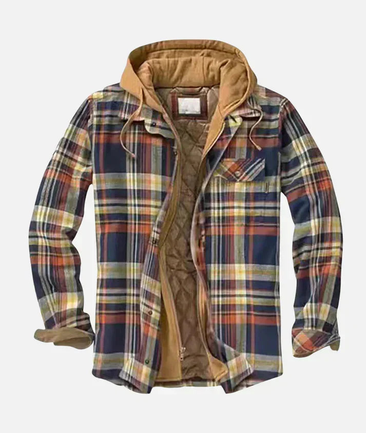 Andrea Patchwork Check Wool Jacket