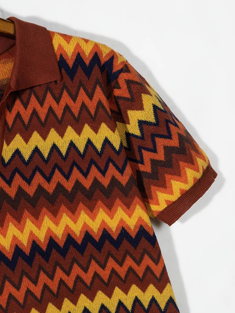 Zigzag Heritage Knit Pullover
