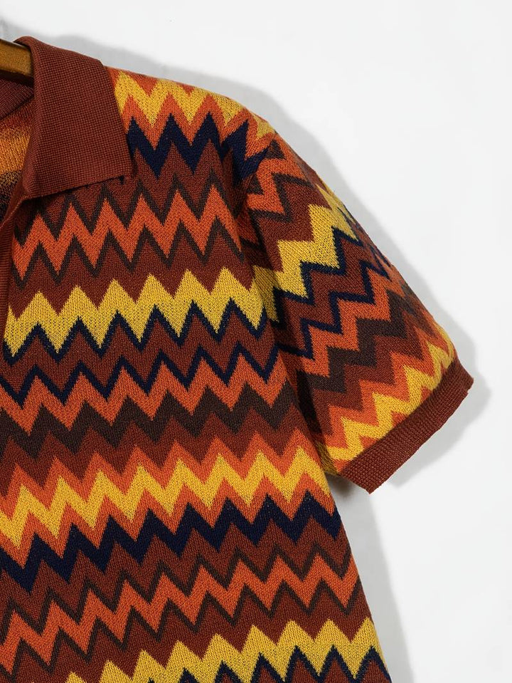 Zigzag Heritage Knit Pullover