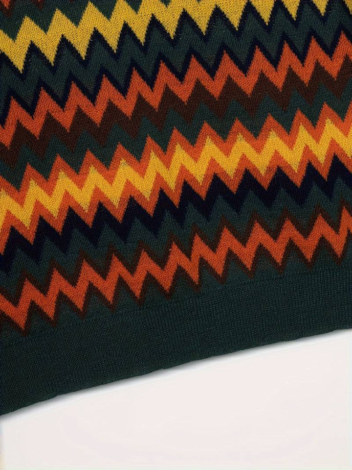 Zigzag Heritage Knit Pullover