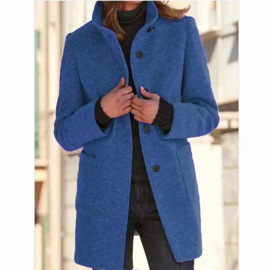Bronte | Coat with Button Closure